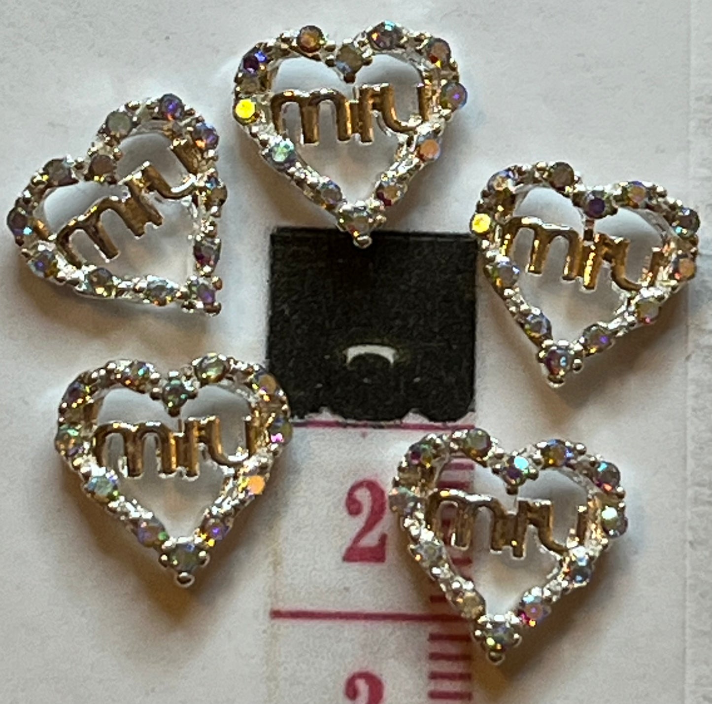 Iridescent Silver M’s (#103)