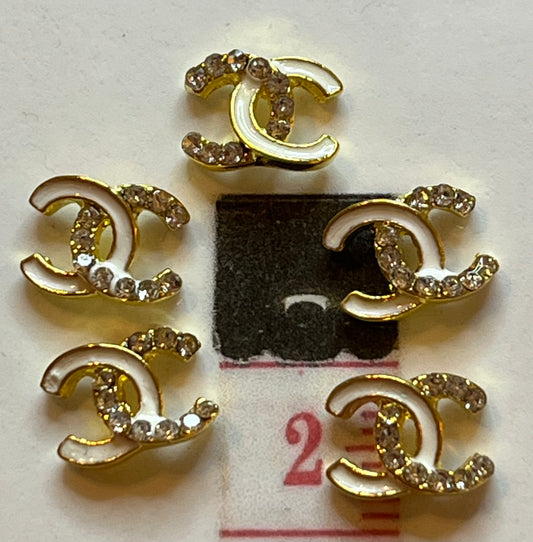 Gold White Bling C’s (#106)