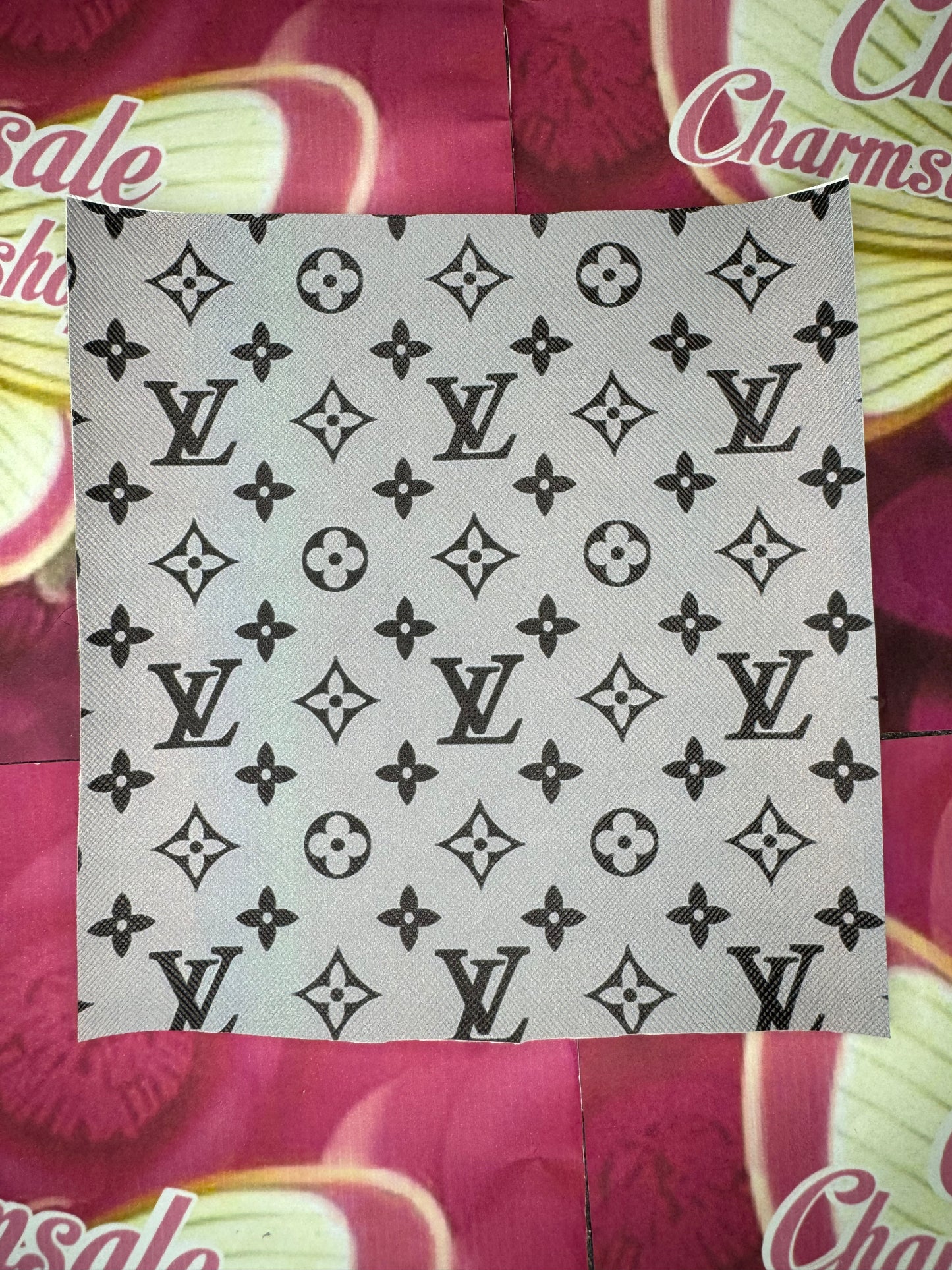 Designer Faux vegan leather patches #10 6x6 inches