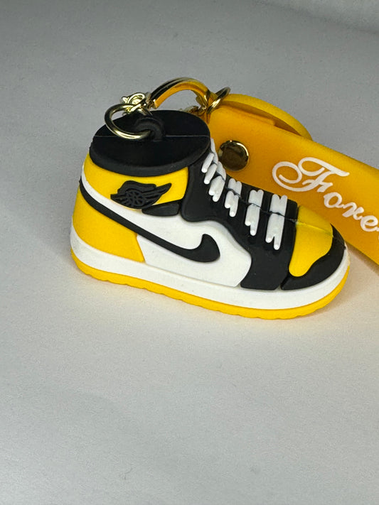  yellow Nike keychain