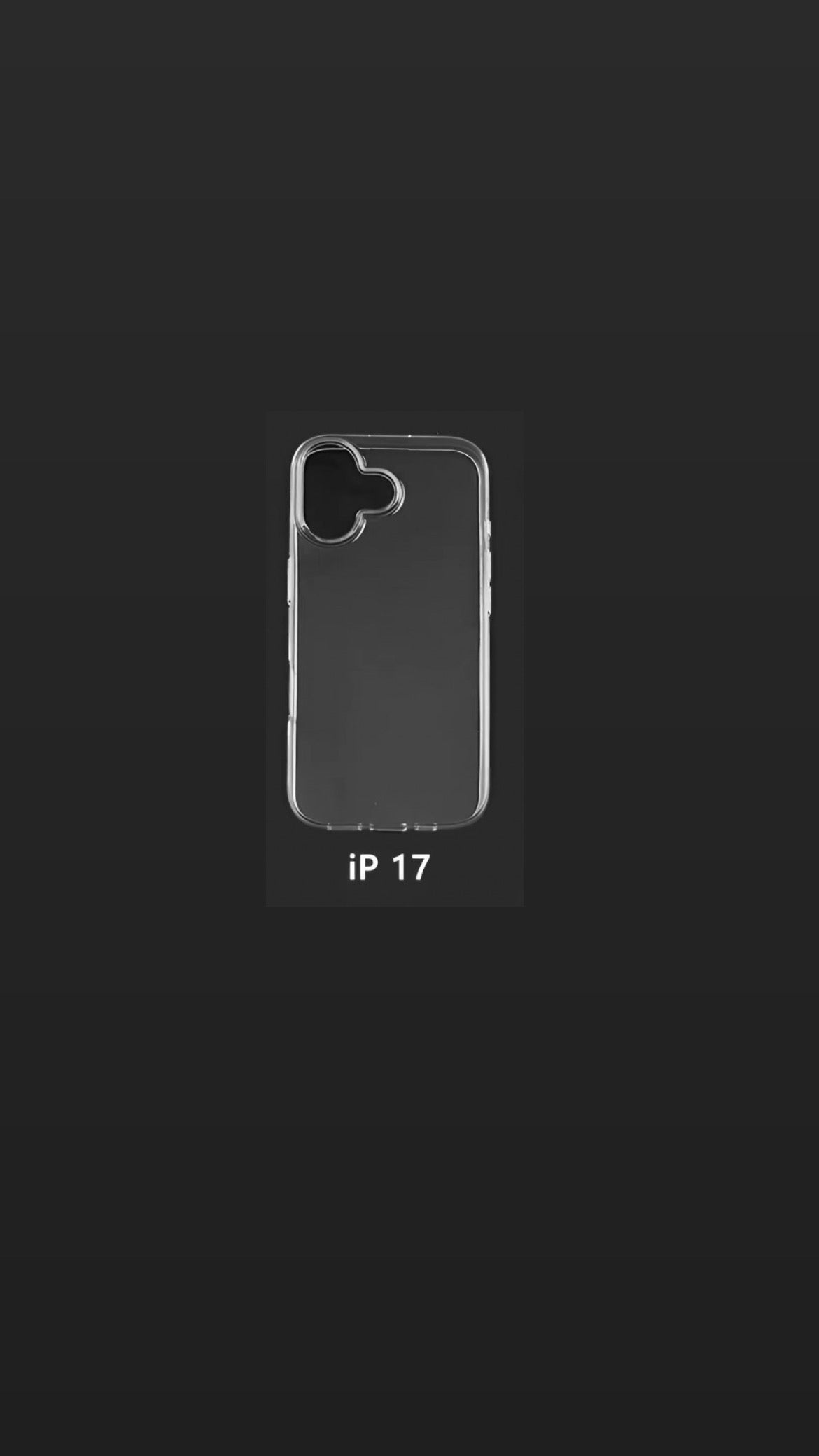 iPhone 17 clear phone case