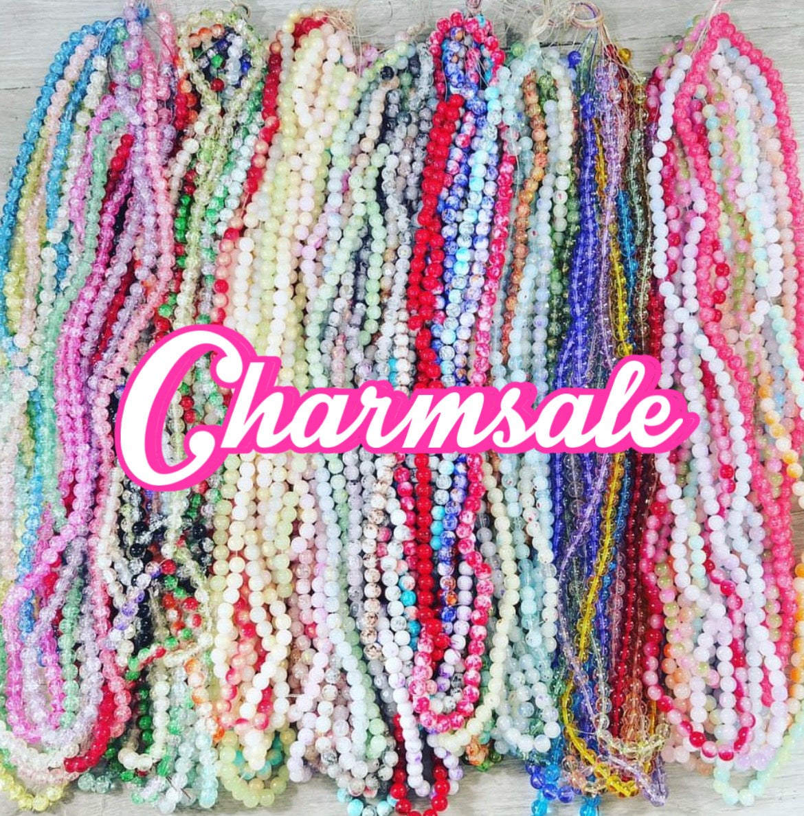 100 strands of 10mm glass beads $200 (pre order)
