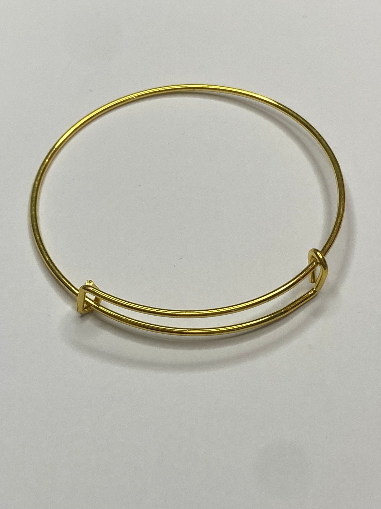 Bangle gold adult adjustable bangle