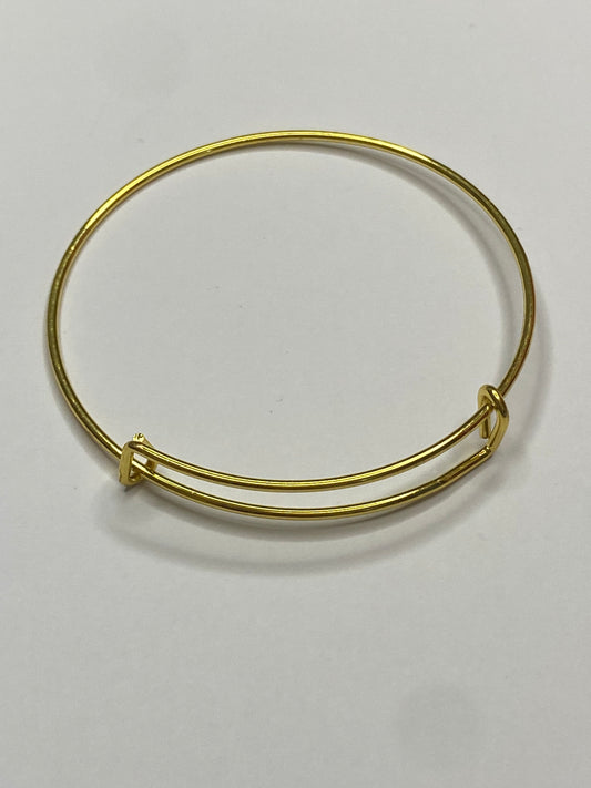 Bangle gold adult adjustable bangle