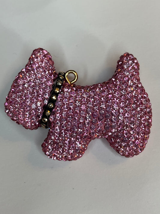 Bling dogs flat back charms