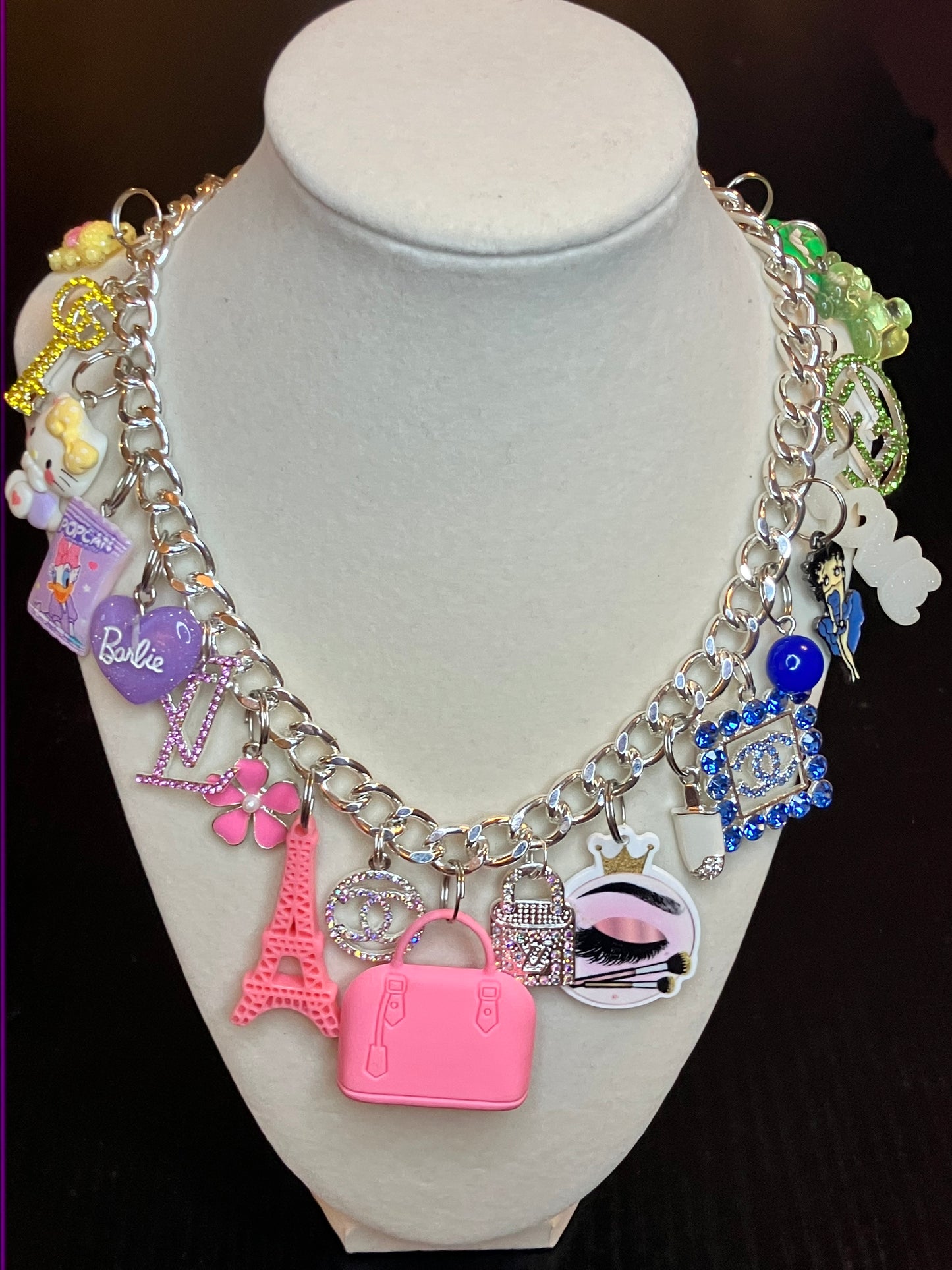 Designer Junk Necklace (silver)