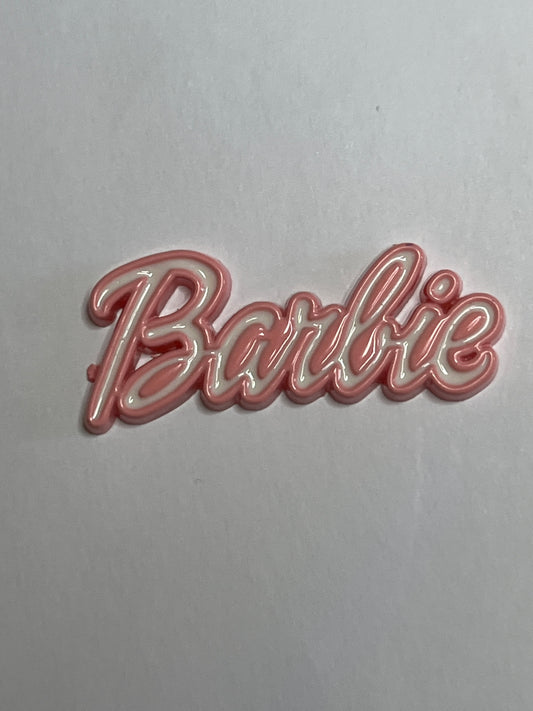 Barb metal flat back charms