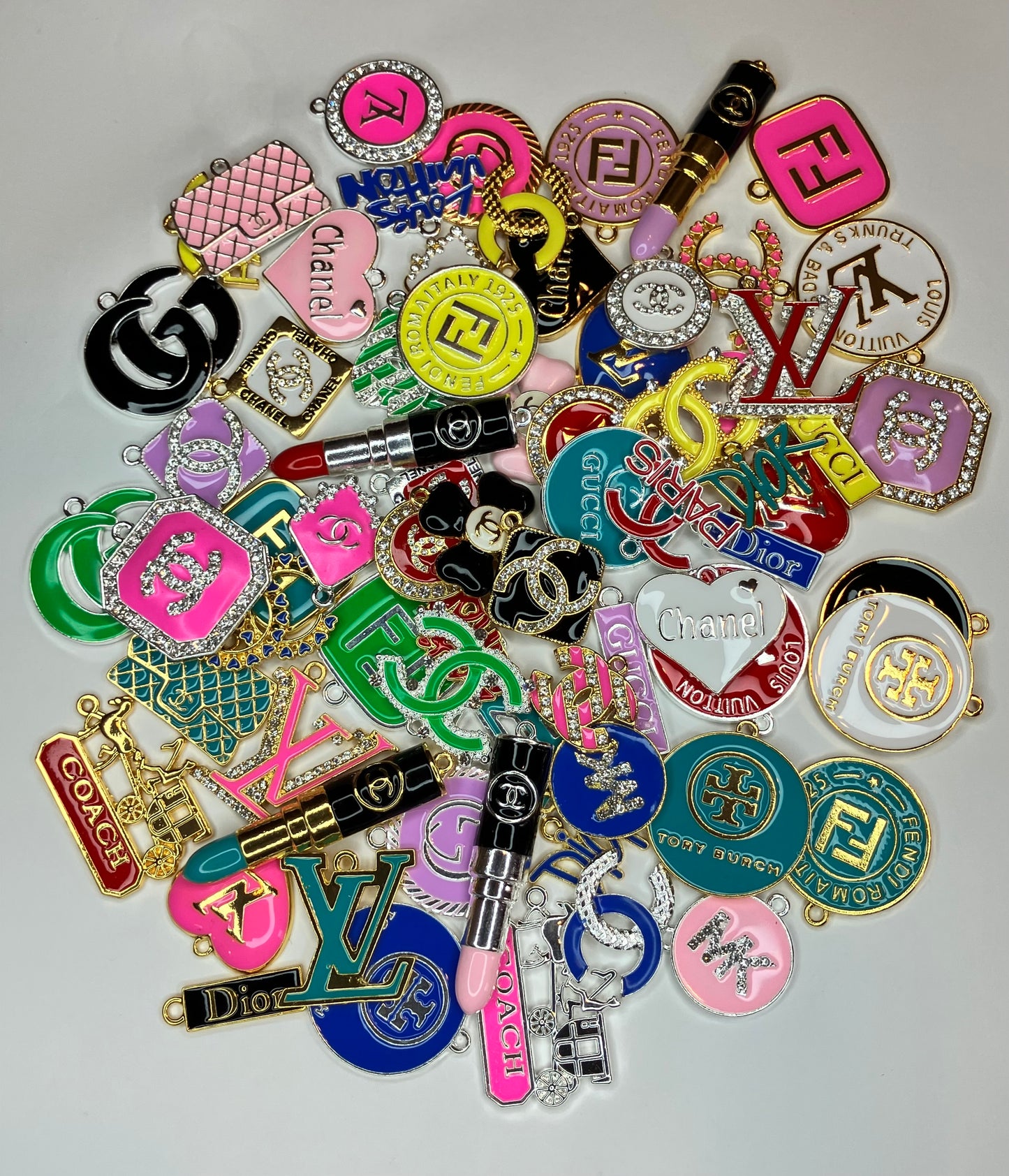 20 piece Fashion color bracelet charms