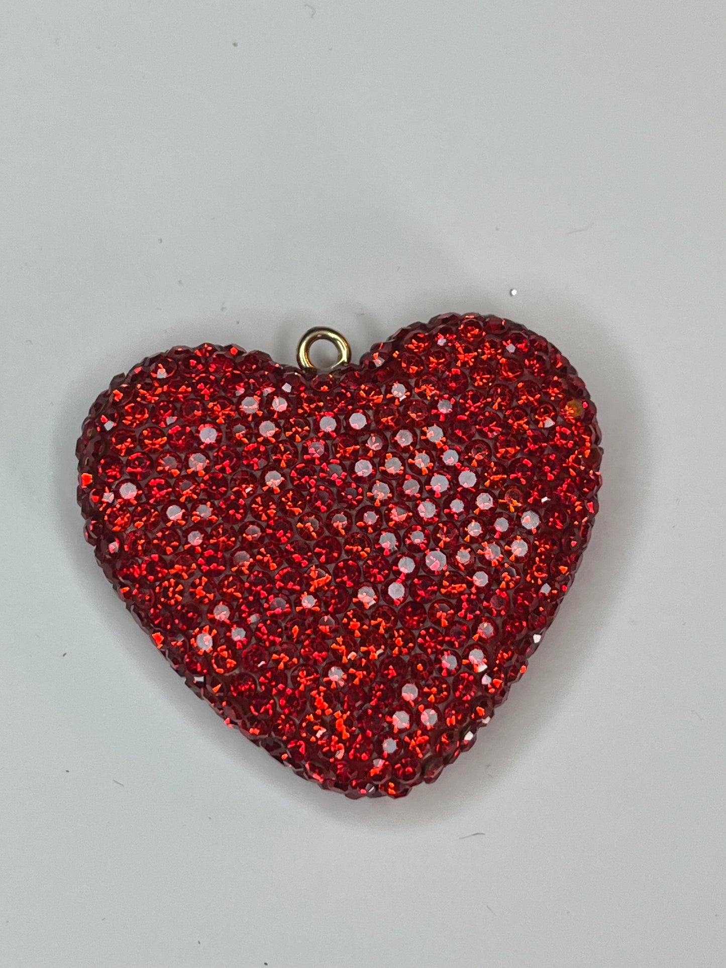 Bling heart flat back charms