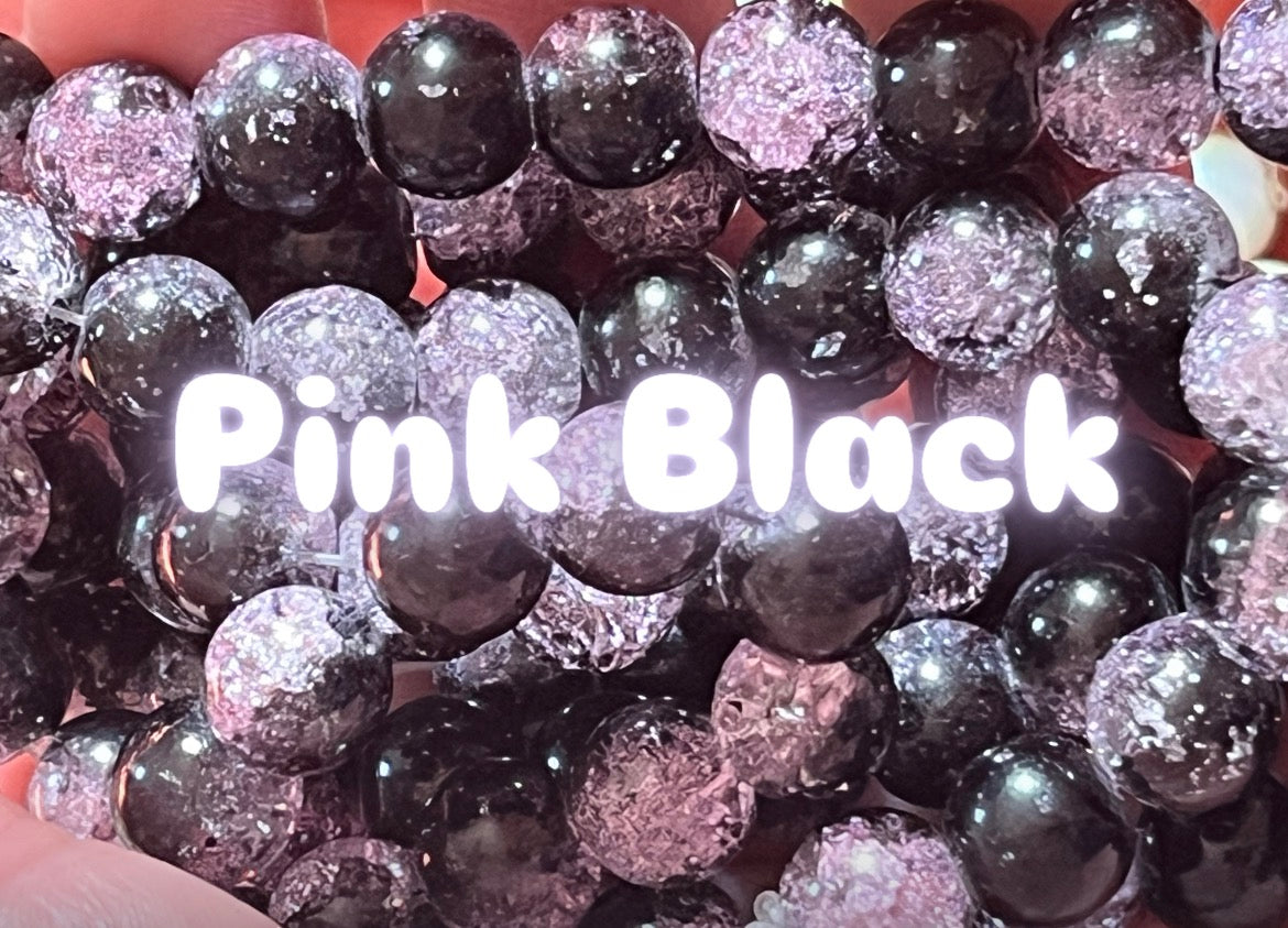 Crackle 10mm Glass Beads