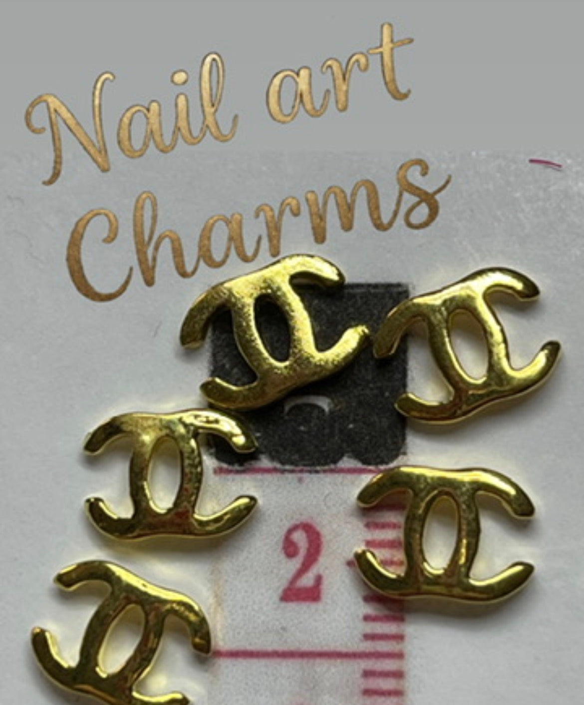Nail art charms 5 piece designer packs (random mixed)