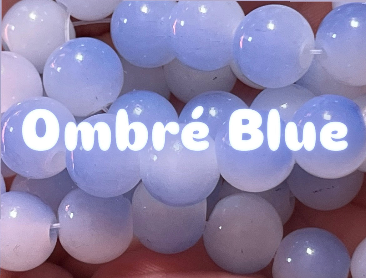 Ombré 10mm Glass Beads