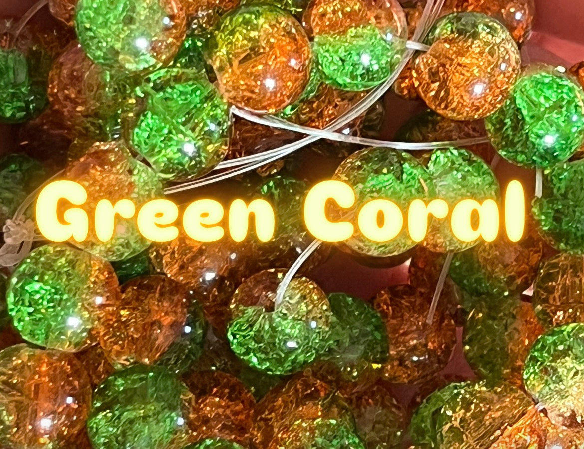 Crackle 10mm Glass Beads