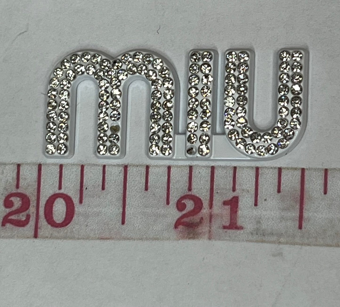 Bling M’s flat back