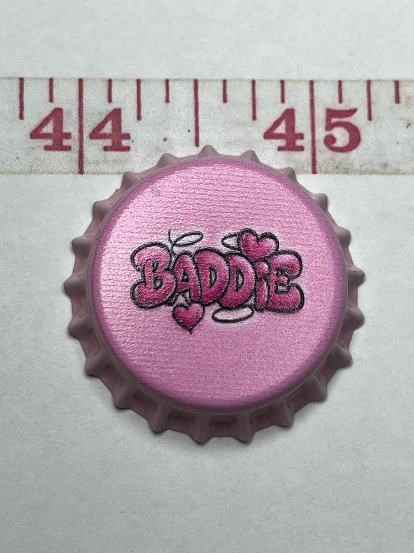 Baddie bottle cap DIY junk charms