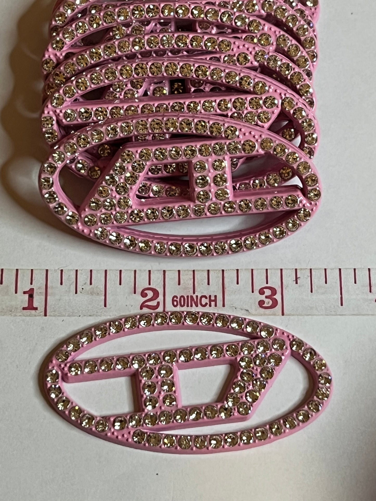 Pink D’s Bling flat back charms