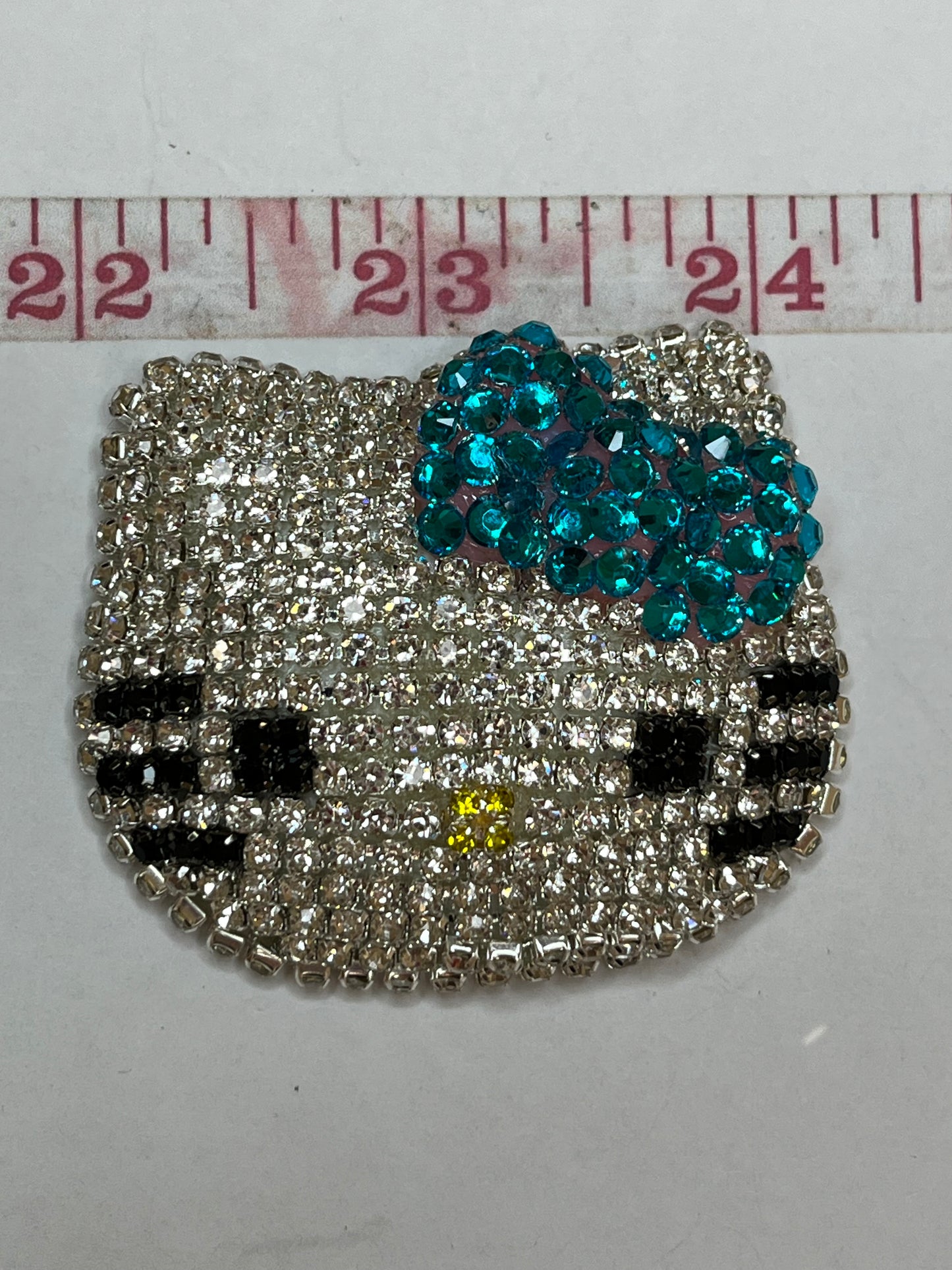 Huge face bling flat back charm
