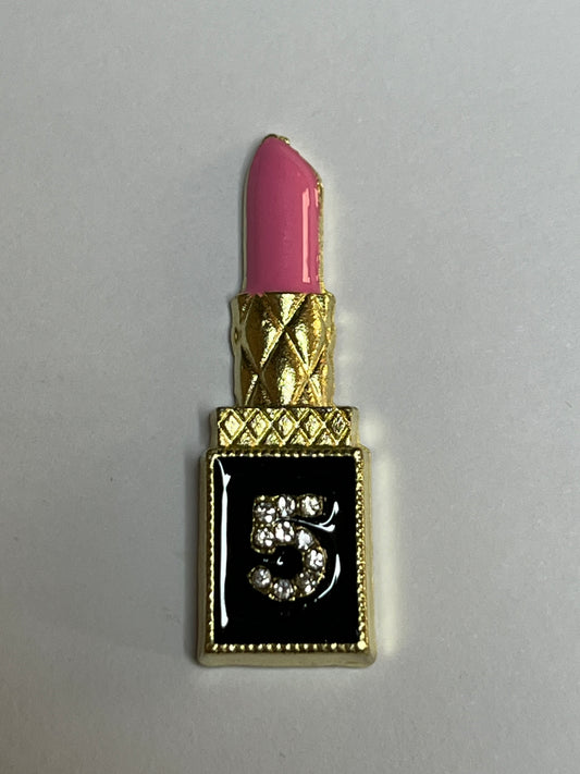 Lipstick flat back charm
