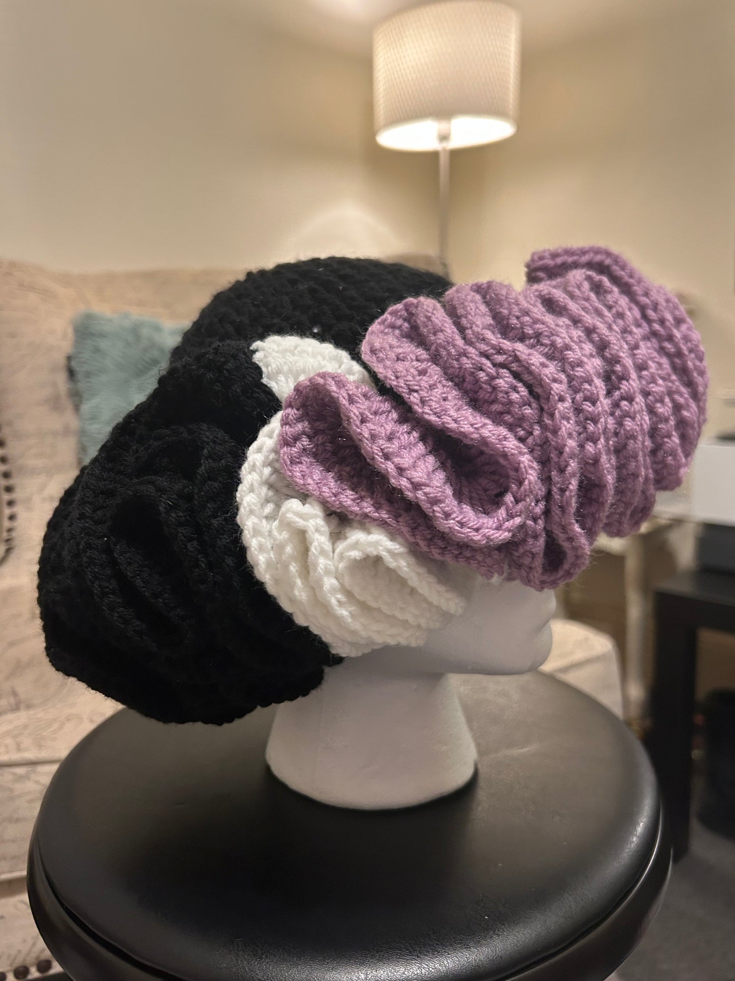 Crochet Ruffled Hat