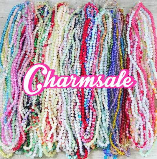 100 strands of 10mm glass beads $200 (pre order)