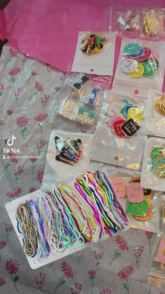 300 designer charms 50 strand 10mm beads (pre-order)