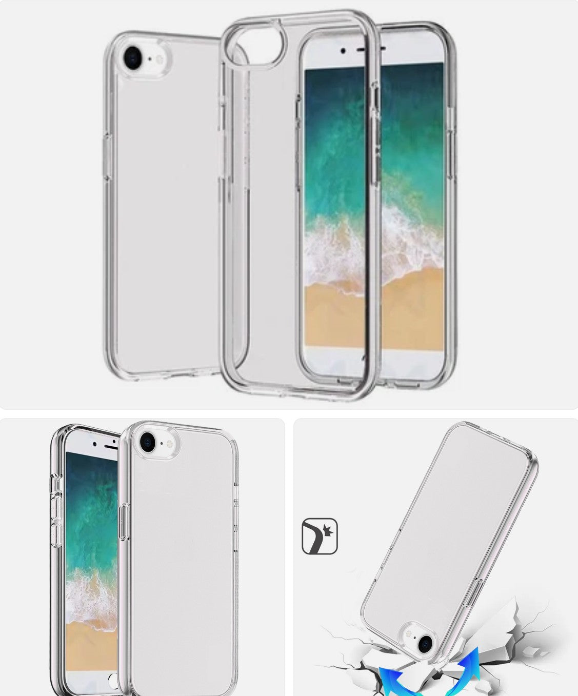 IPhone 16e clear phone case