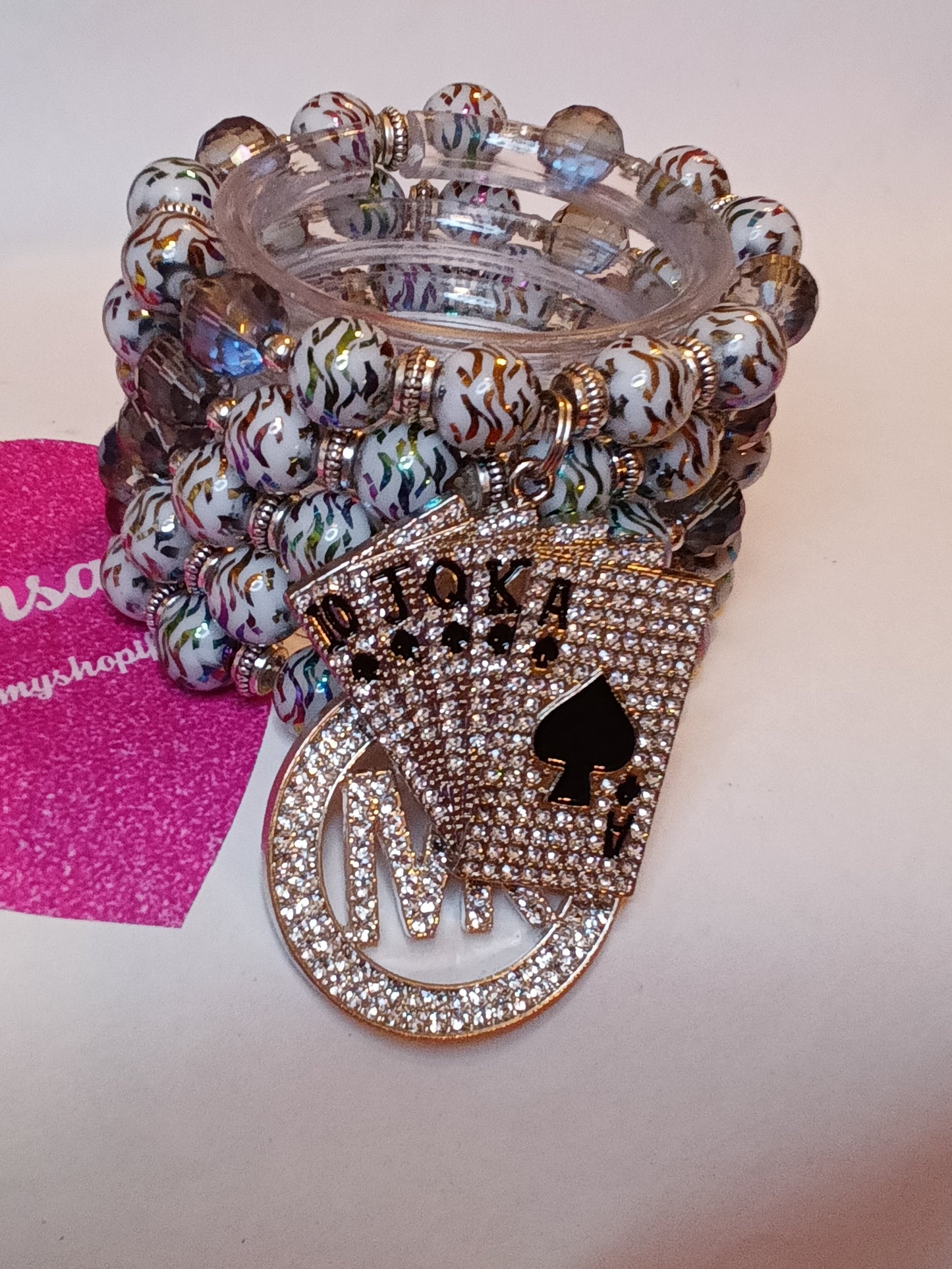 Cold Crystal Bracelet Set