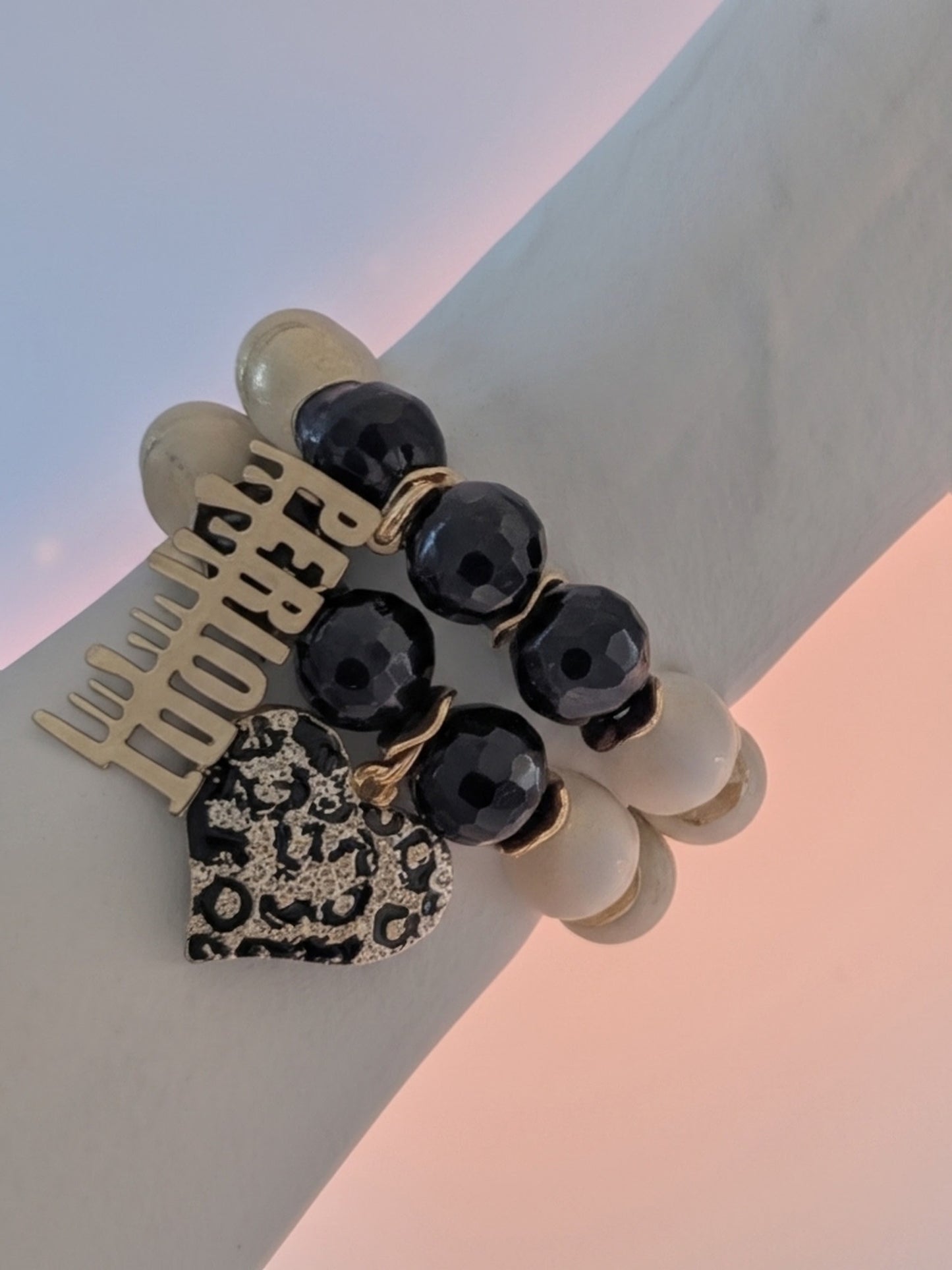 Champagne Bracelet Set