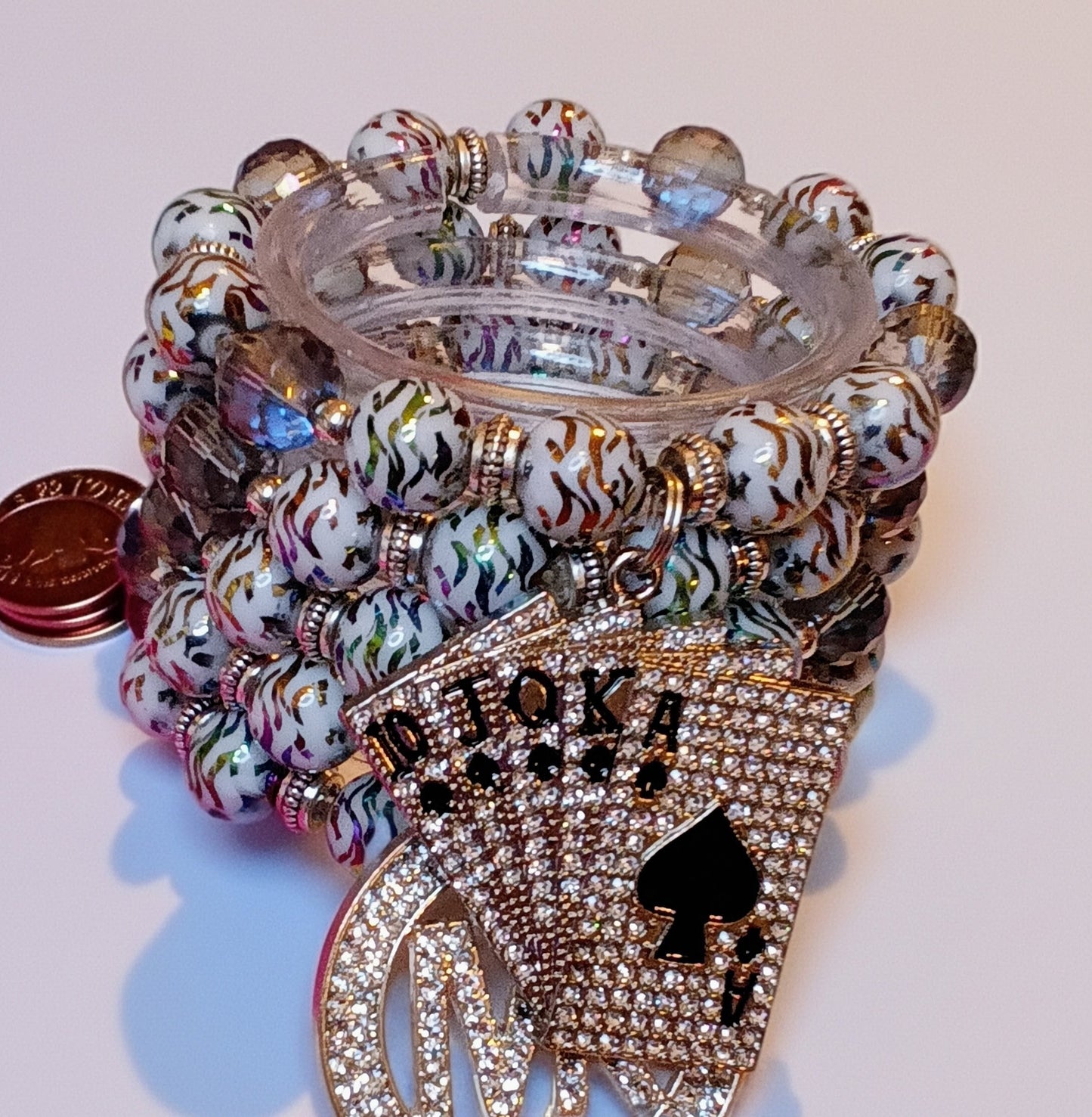 Cold Crystal Bracelet Set